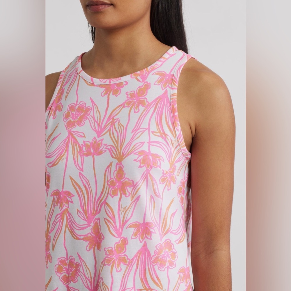 Lilly Pulitzer Dixi Tiered Cotton Sleeveless Dress - Picture 8 of 8